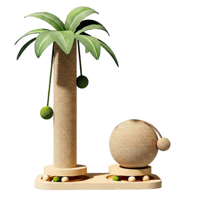 Charlie Coconut Cat Tree Scratcher
