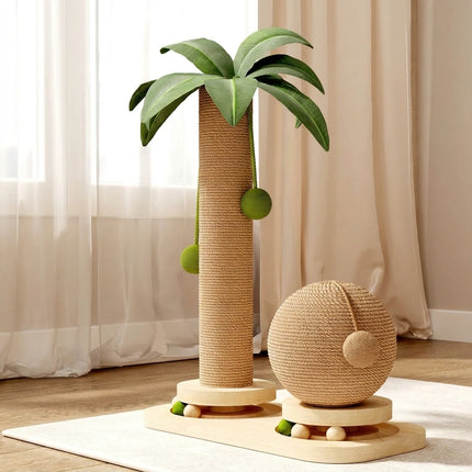 Charlie Coconut Cat Tree Scratcher