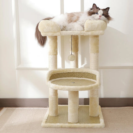 Oliver Rattan Cat Tree Bed