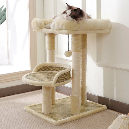 Oliver Rattan Cat Tree Bed