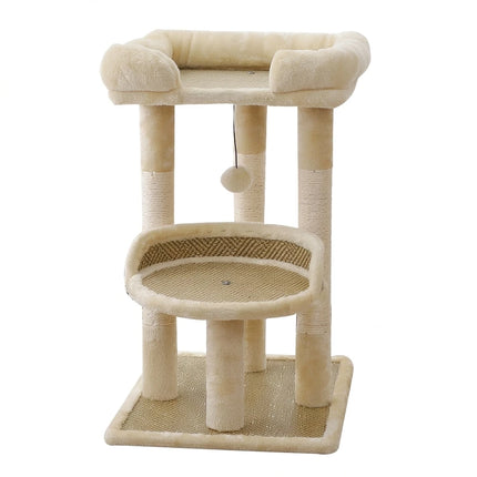 Oliver Rattan Cat Tree Bed