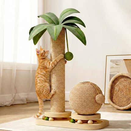 Charlie Coconut Cat Tree Scratcher